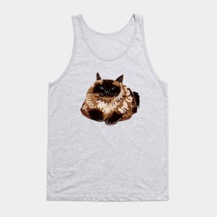 Sweet blue eyed Himalayan Cat Tank Top